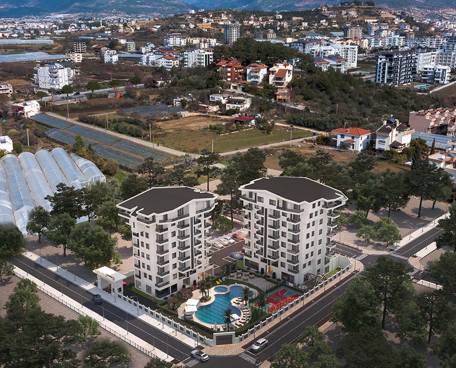 Uniquely new project in Alanya
