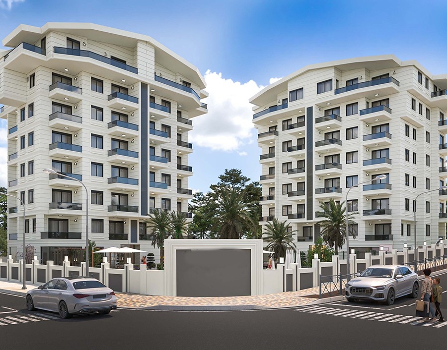 Uniquely new project in Alanya