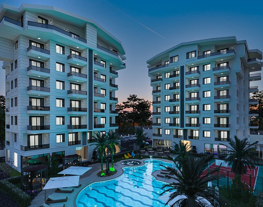 Uniquely new project in Alanya