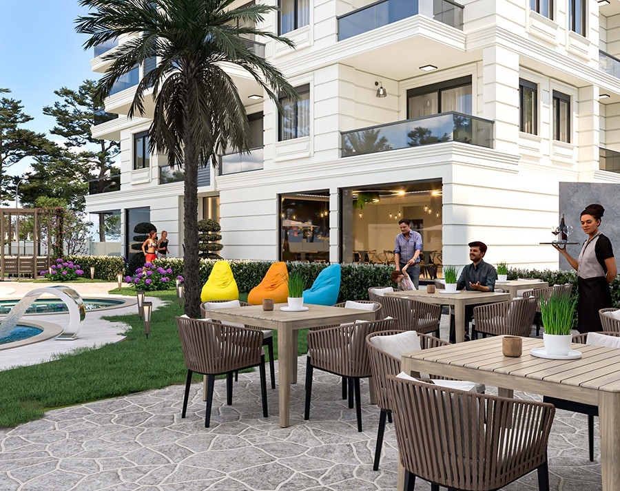 Uniquely new project in Alanya