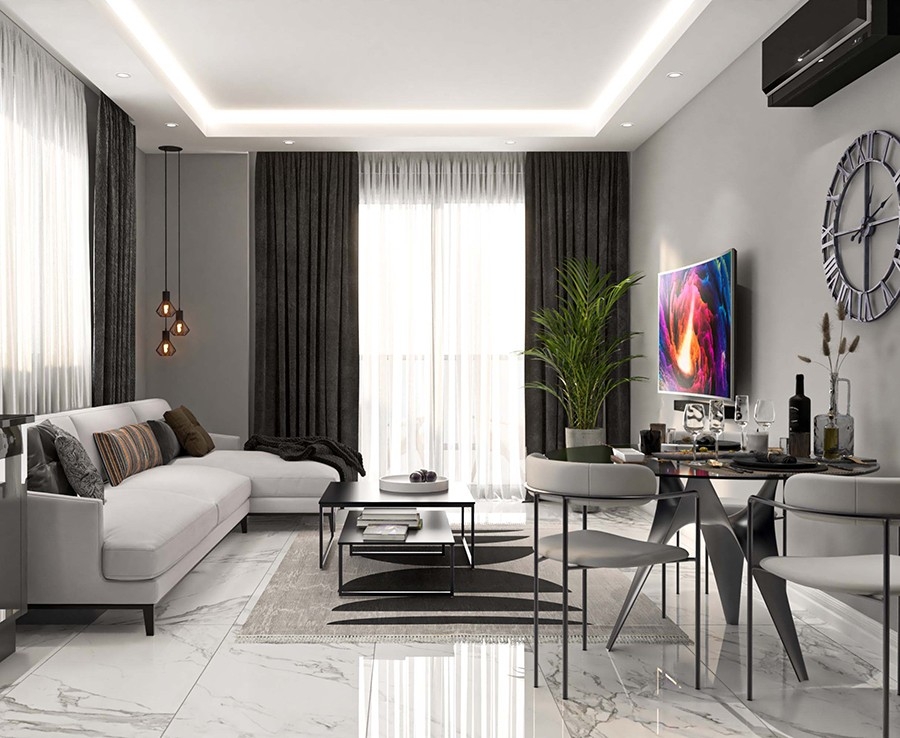 Uniquely new project in Alanya
