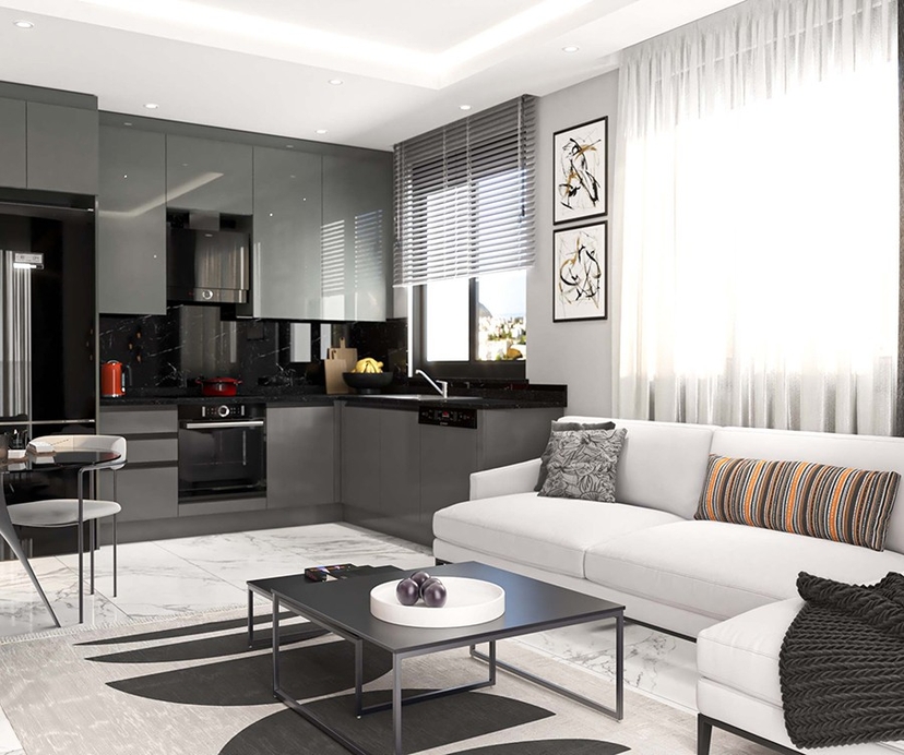 Uniquely new project in Alanya