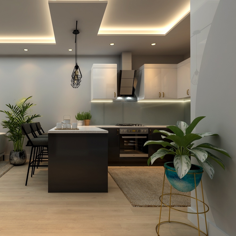 Luxury 1+1 Apartment with Sea and Mountain Views, Mersin-Tömük