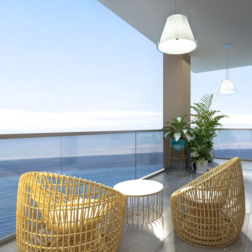 Luxury 1+1 Apartment with Sea and Mountain Views, Mersin-Tömük