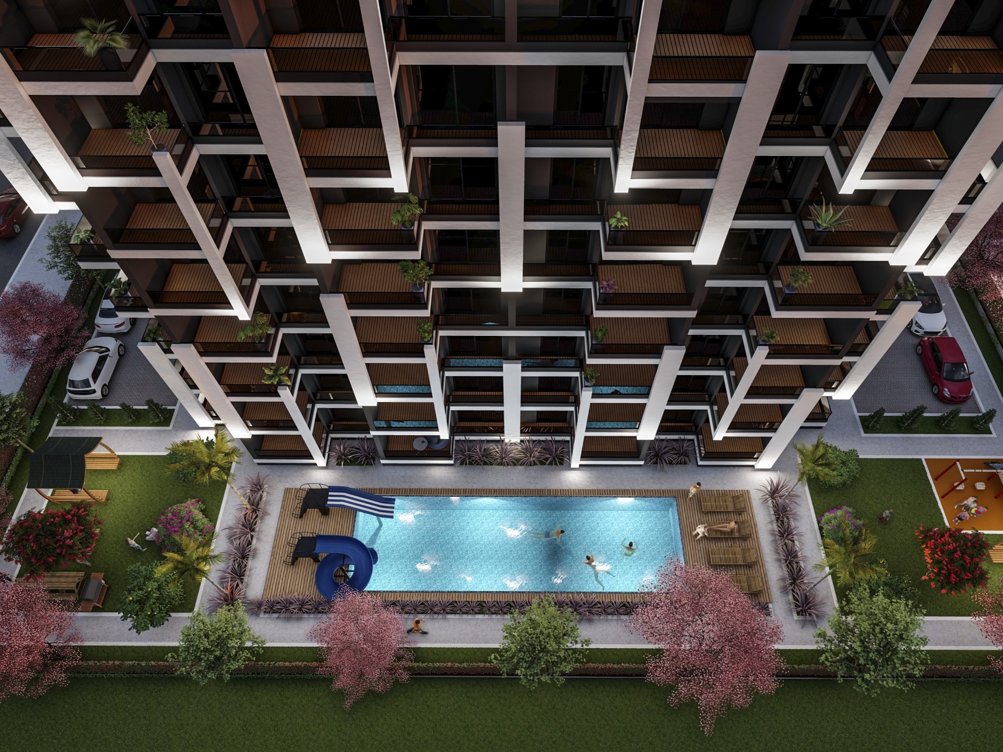 Luxury 1+1 Apartment with Mountain View in Arpaçbahşiş, Mersin