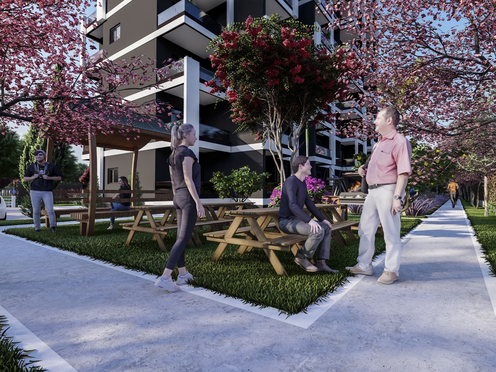Luxury 1+1 Apartment with Mountain View in Arpaçbahşiş, Mersin