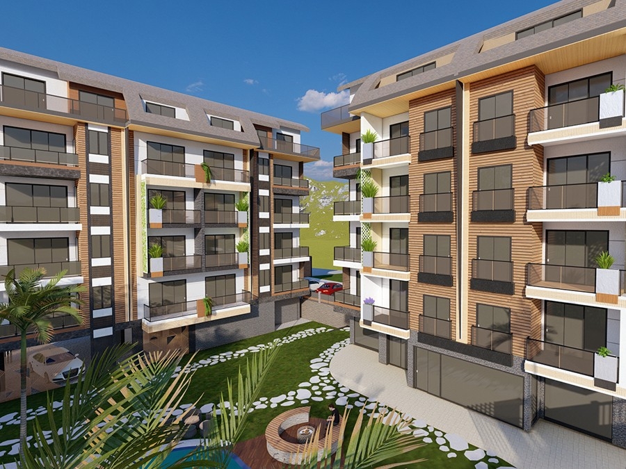 Stylish new complex ideally situated in Alanya