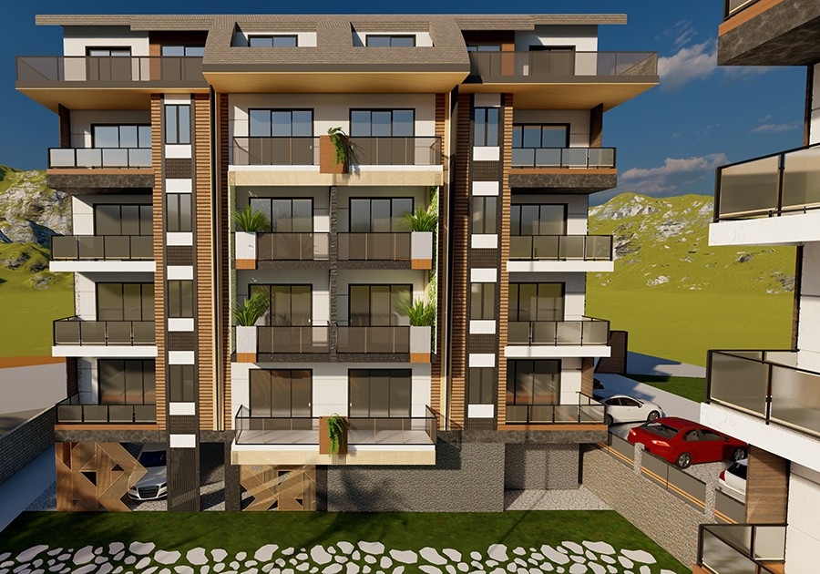 Stylish new complex ideally situated in Alanya