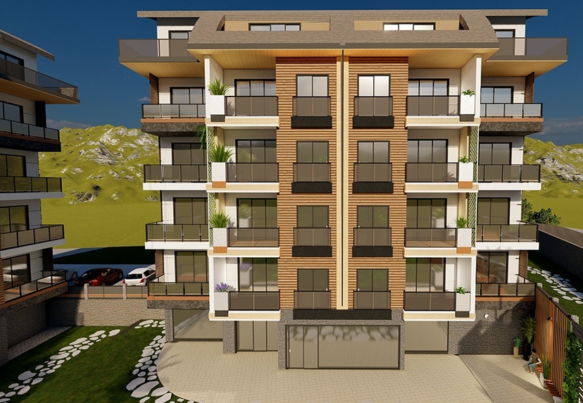 Stylish new complex ideally situated in Alanya