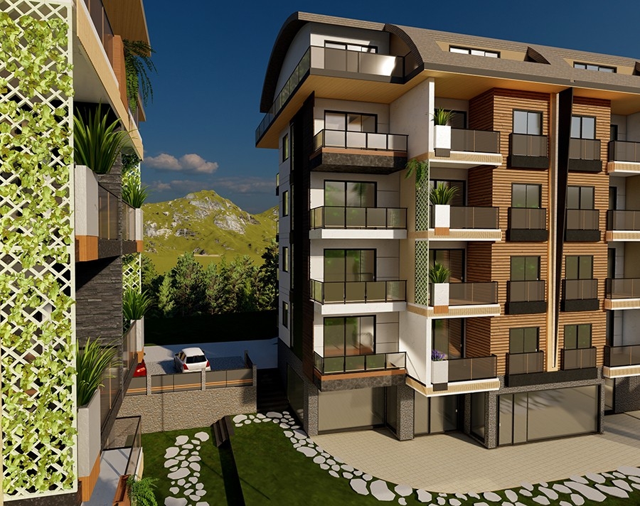 Stylish new complex ideally situated in Alanya