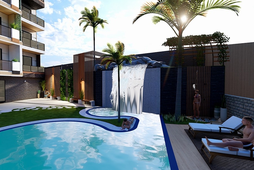 Stylish new complex ideally situated in Alanya