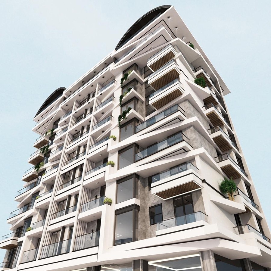 Gorgeously structured apartment in Alanya