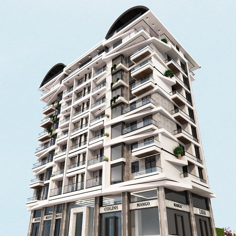 Gorgeously structured apartment in Alanya