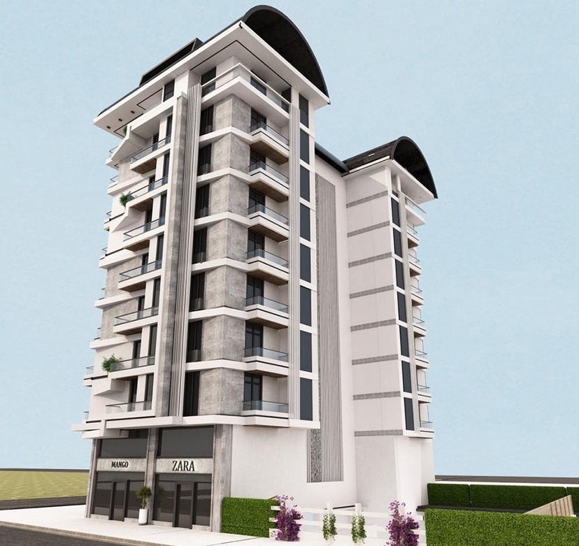 Gorgeously structured apartment in Alanya
