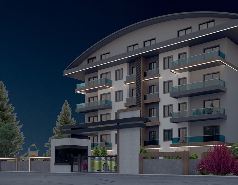 An extraordinary new project for sale in Alanya