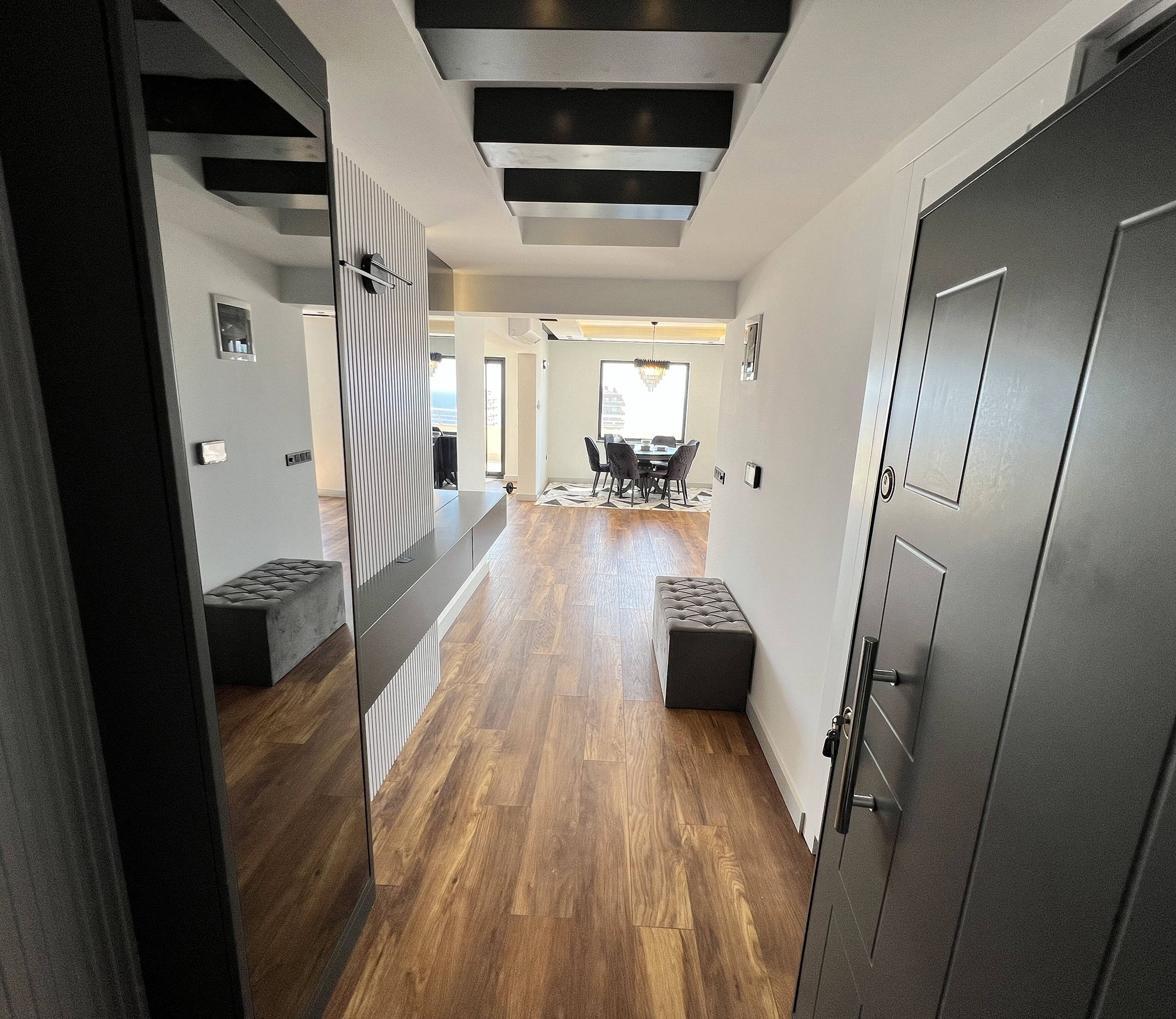 Luxurious 4+1 Sea View Apartment with Pool & Fitness, Alanya - Mahmutlar
