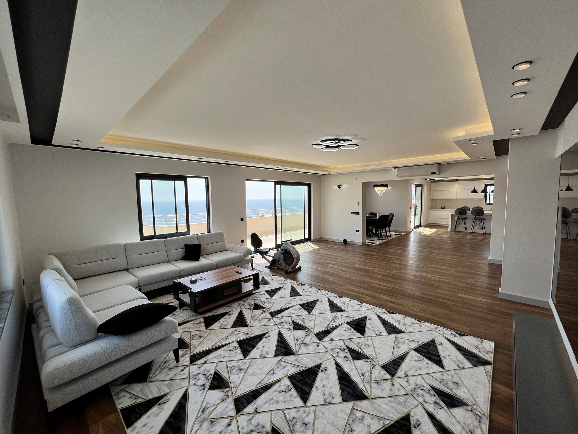 Luxurious 4+1 Sea View Apartment with Pool & Fitness, Alanya - Mahmutlar
