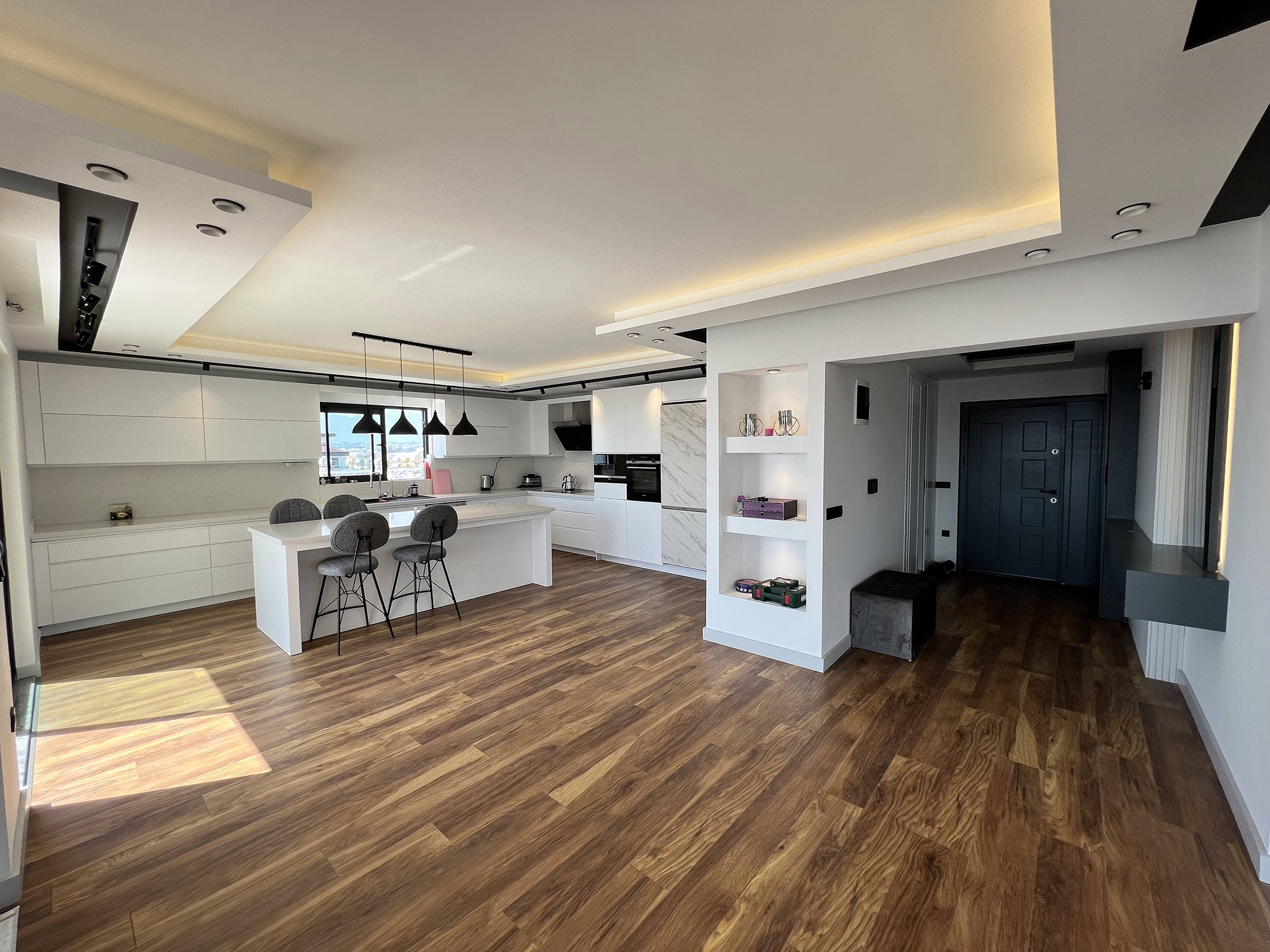 Luxurious 4+1 Sea View Apartment with Pool & Fitness, Alanya - Mahmutlar