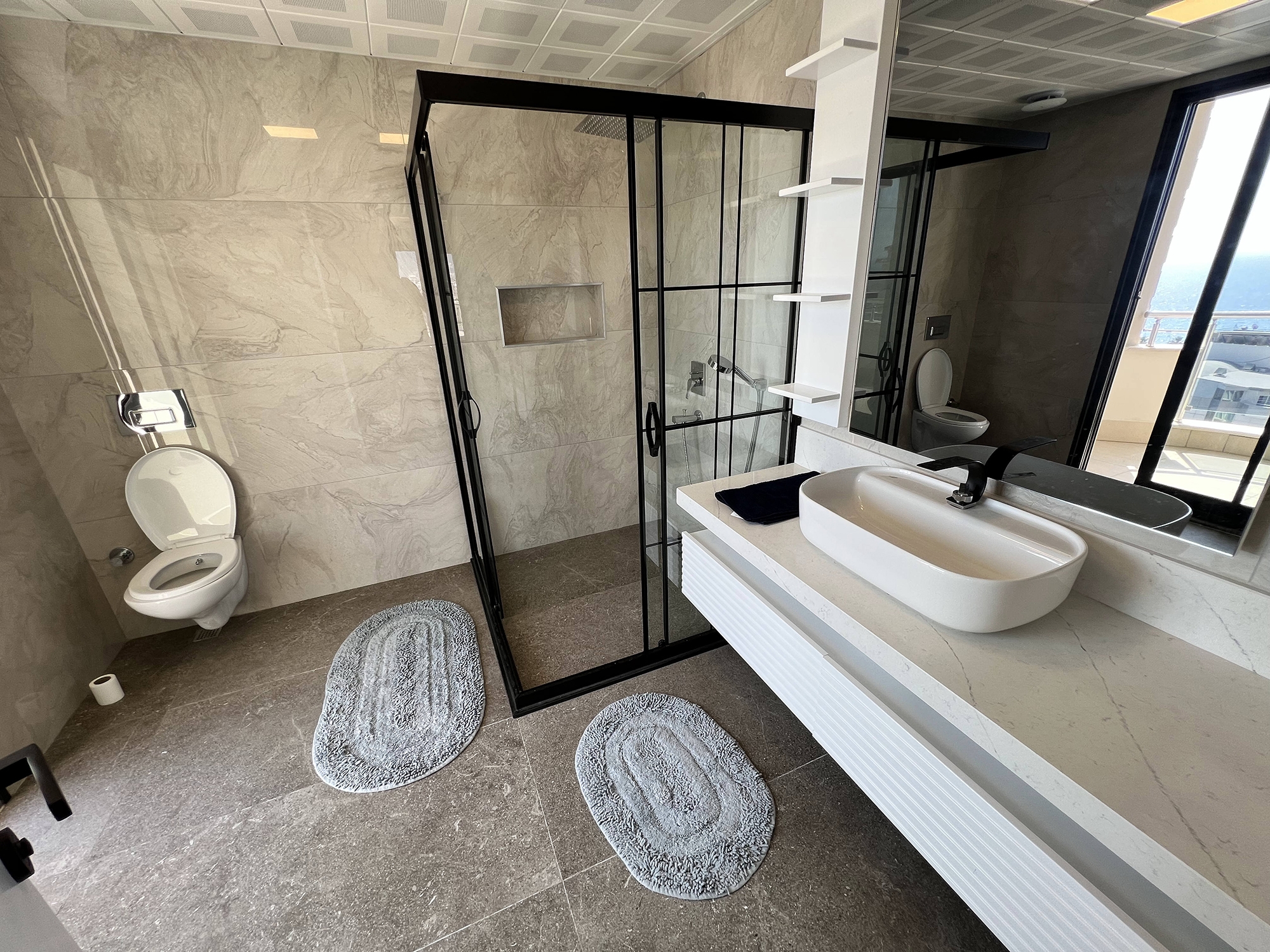 Luxurious 4+1 Sea View Apartment with Pool & Fitness, Alanya - Mahmutlar