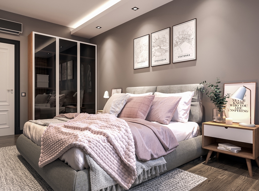 Luxuriöses 1+1 Apartment mit Meerblick und Bergblick