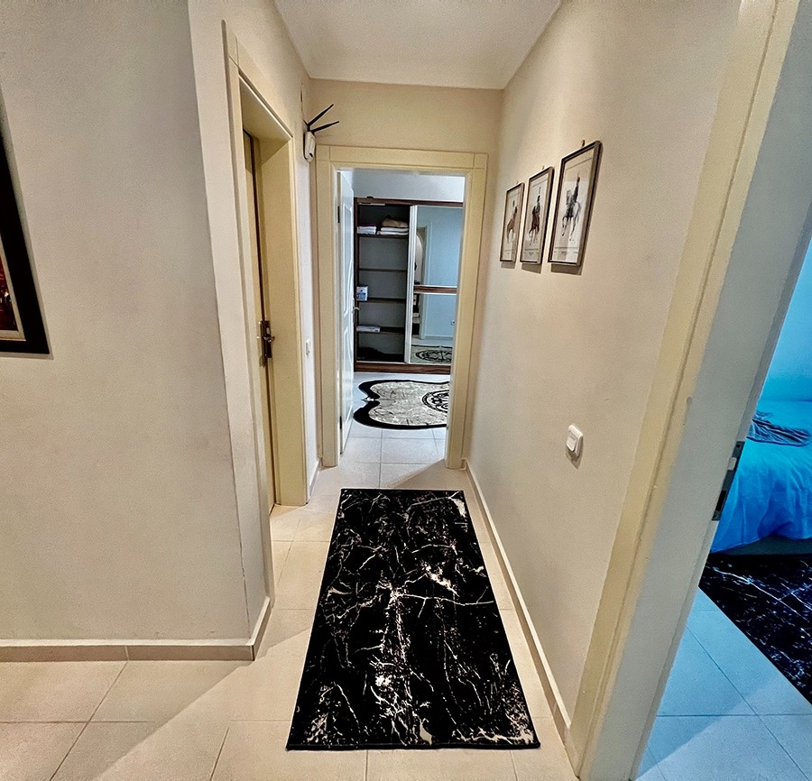 Castle and Mountain Views 2+1 Apartment in Mahmutlar, Alanya