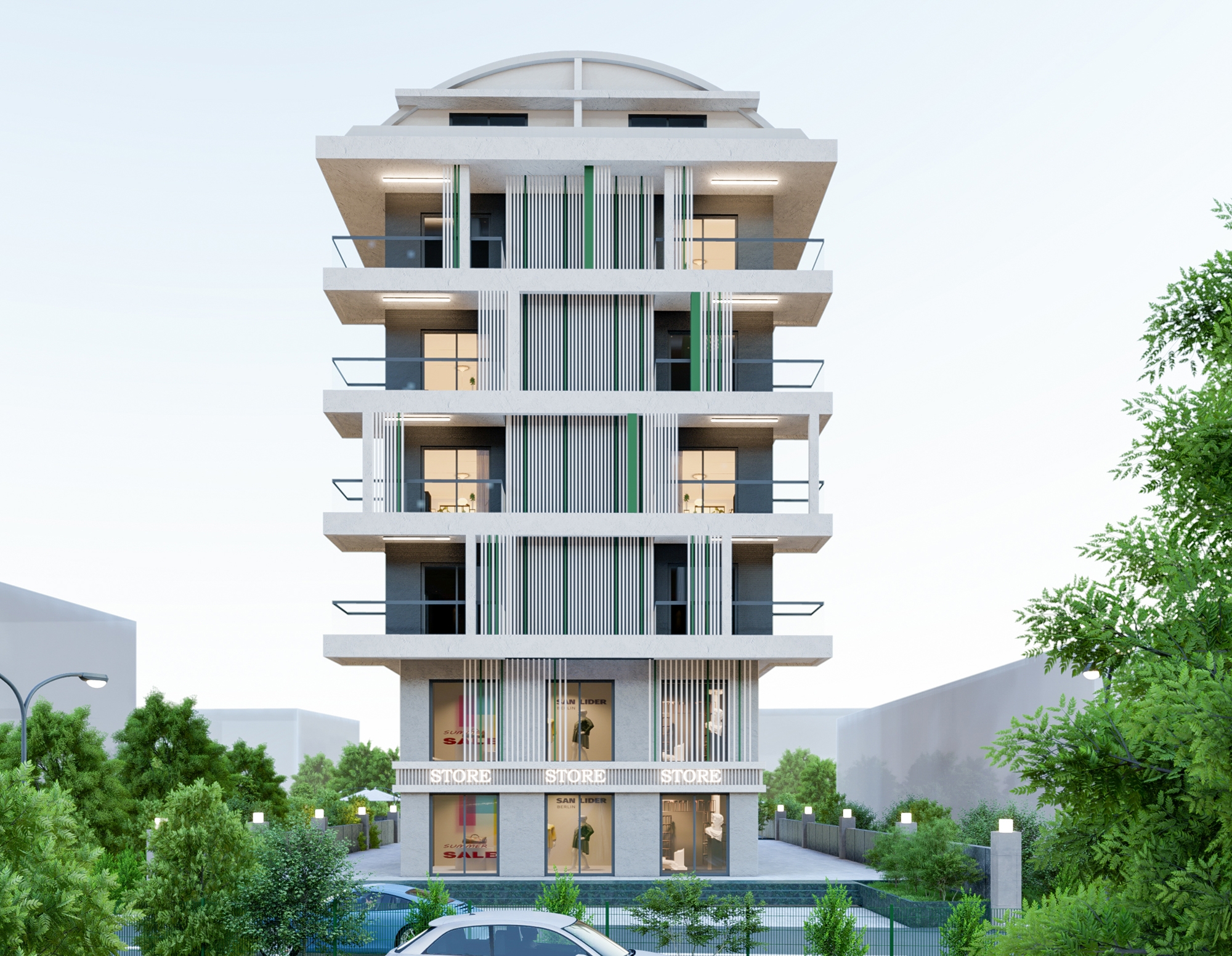 Luksus 1+1 Lejlighed med Bjergudsigt i Alanya - Oba