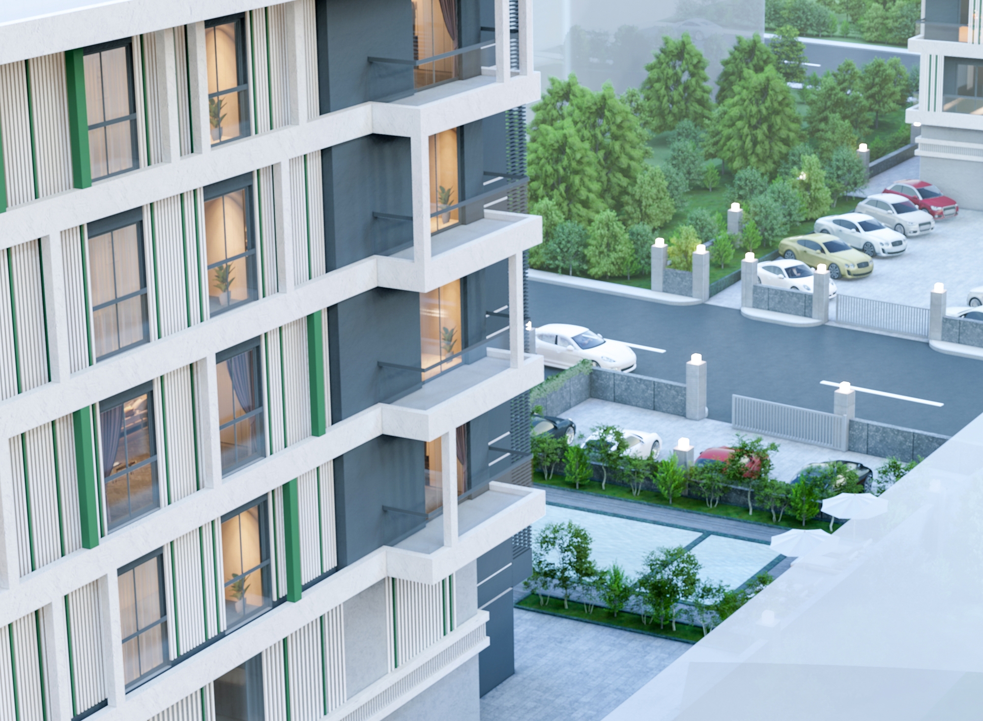 Luksus 1+1 Lejlighed med Bjergudsigt i Alanya - Oba