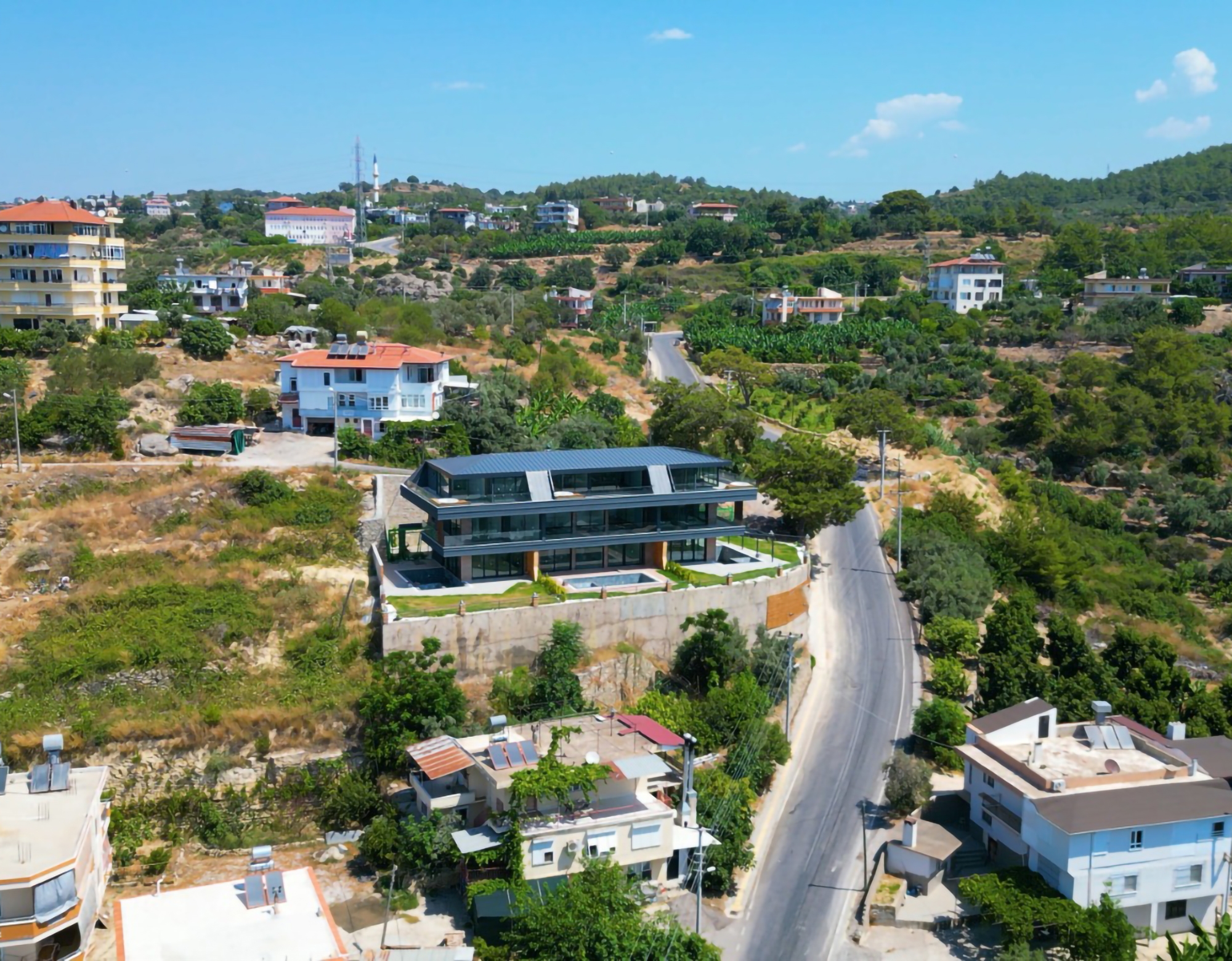 Luksus 5+1 Villa med Bjergudsigt i Alanya