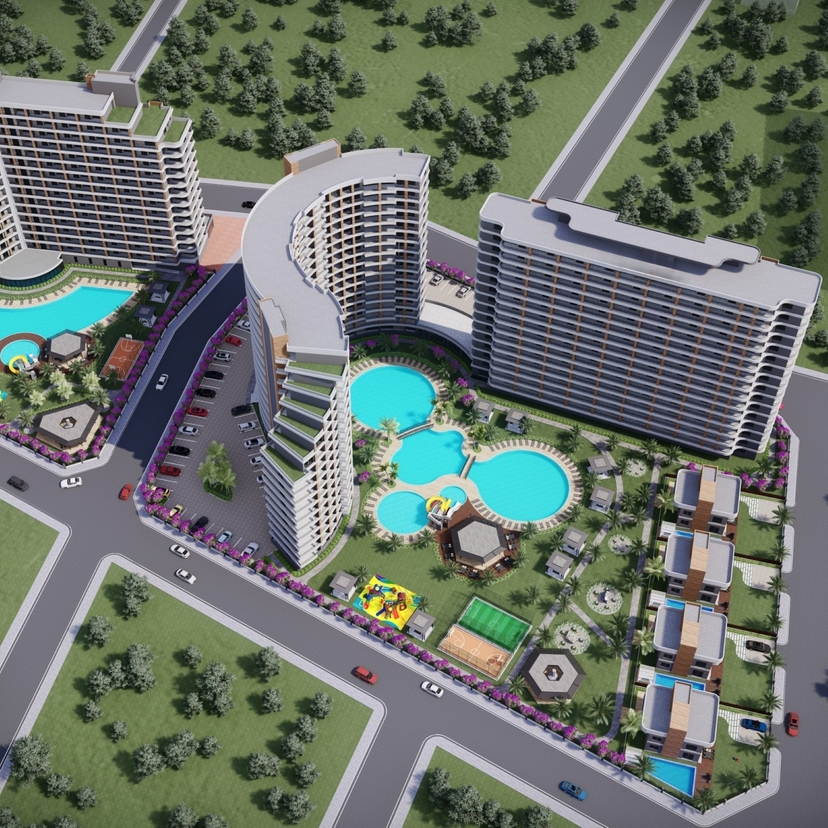 Impressive new luxury residential project in Mersin