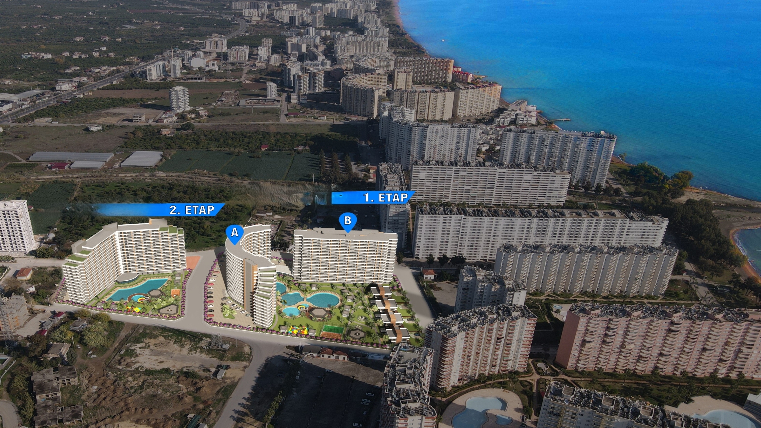 Impressive new luxury residential project in Mersin