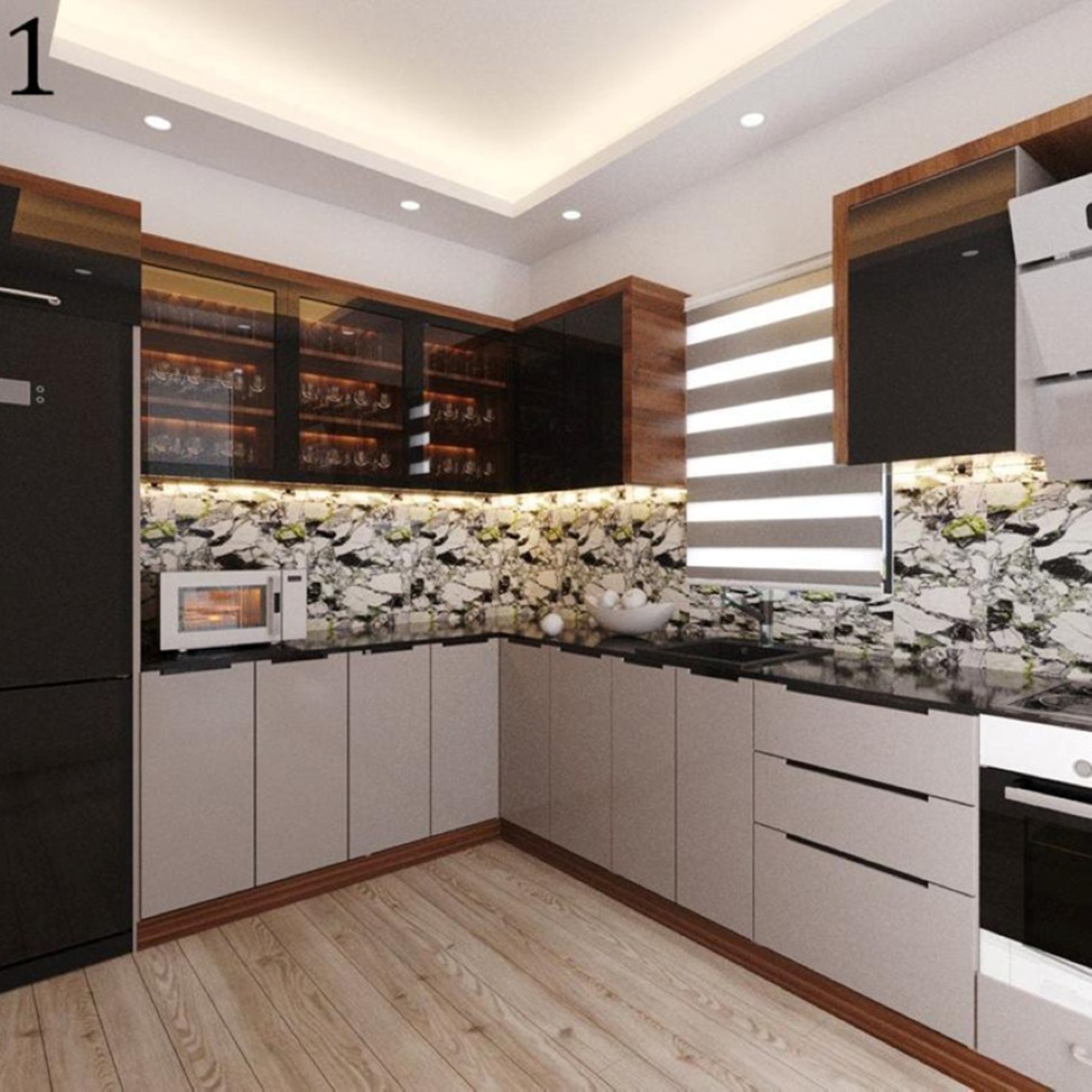 Luxury 2+1 Apartment with Sea, Castle, and Mountain Views in Mersin - Tömük