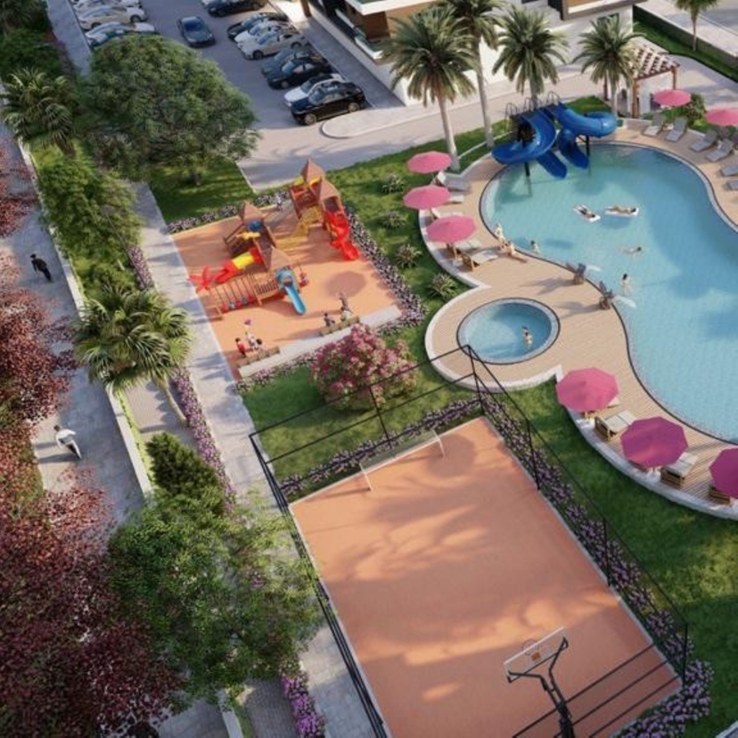 Luxuriöses 2+1 Apartment mit Meerblick, Burg- und Bergblick in Mersin - Tömük