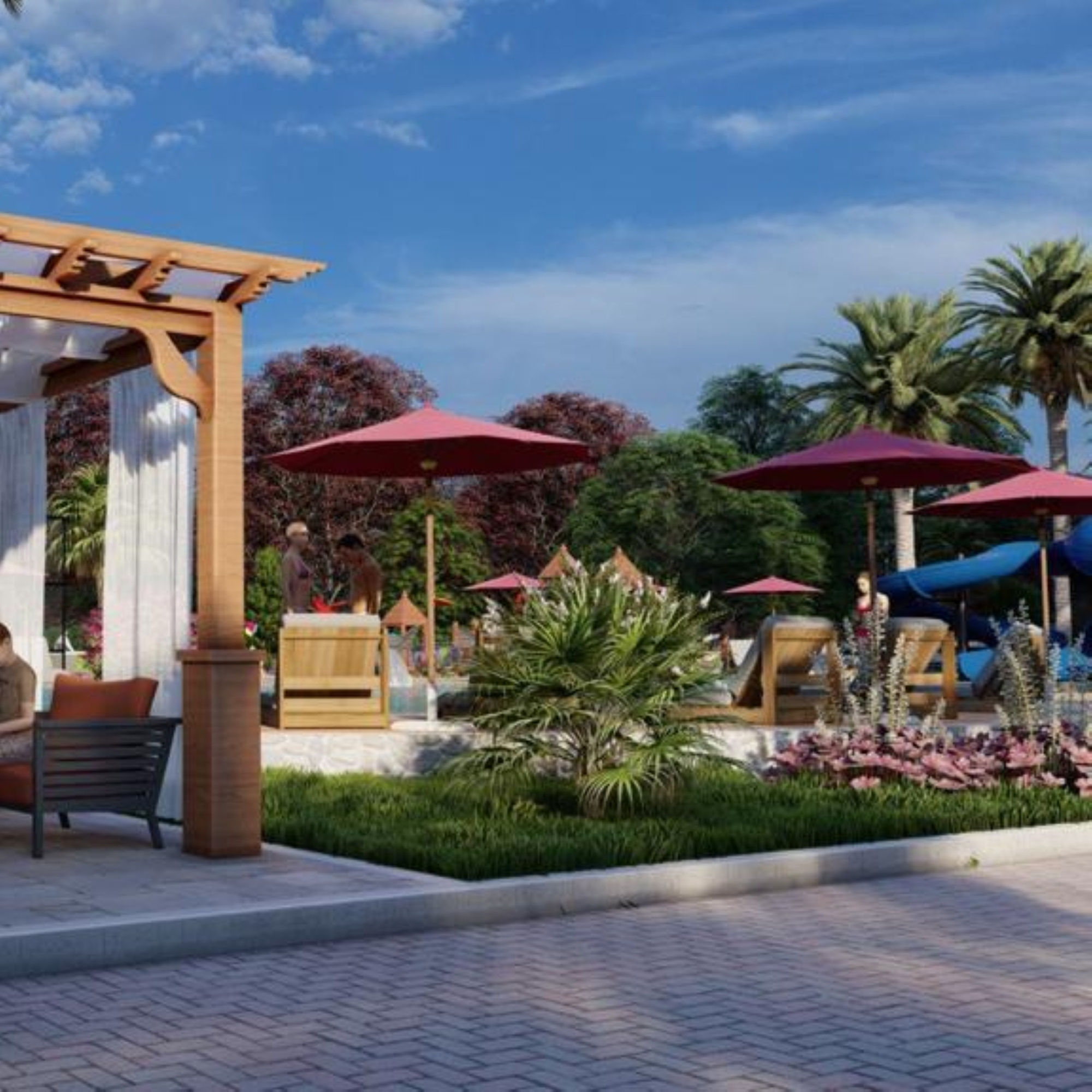 Luxuriöses 2+1 Apartment mit Meerblick, Burg- und Bergblick in Mersin - Tömük