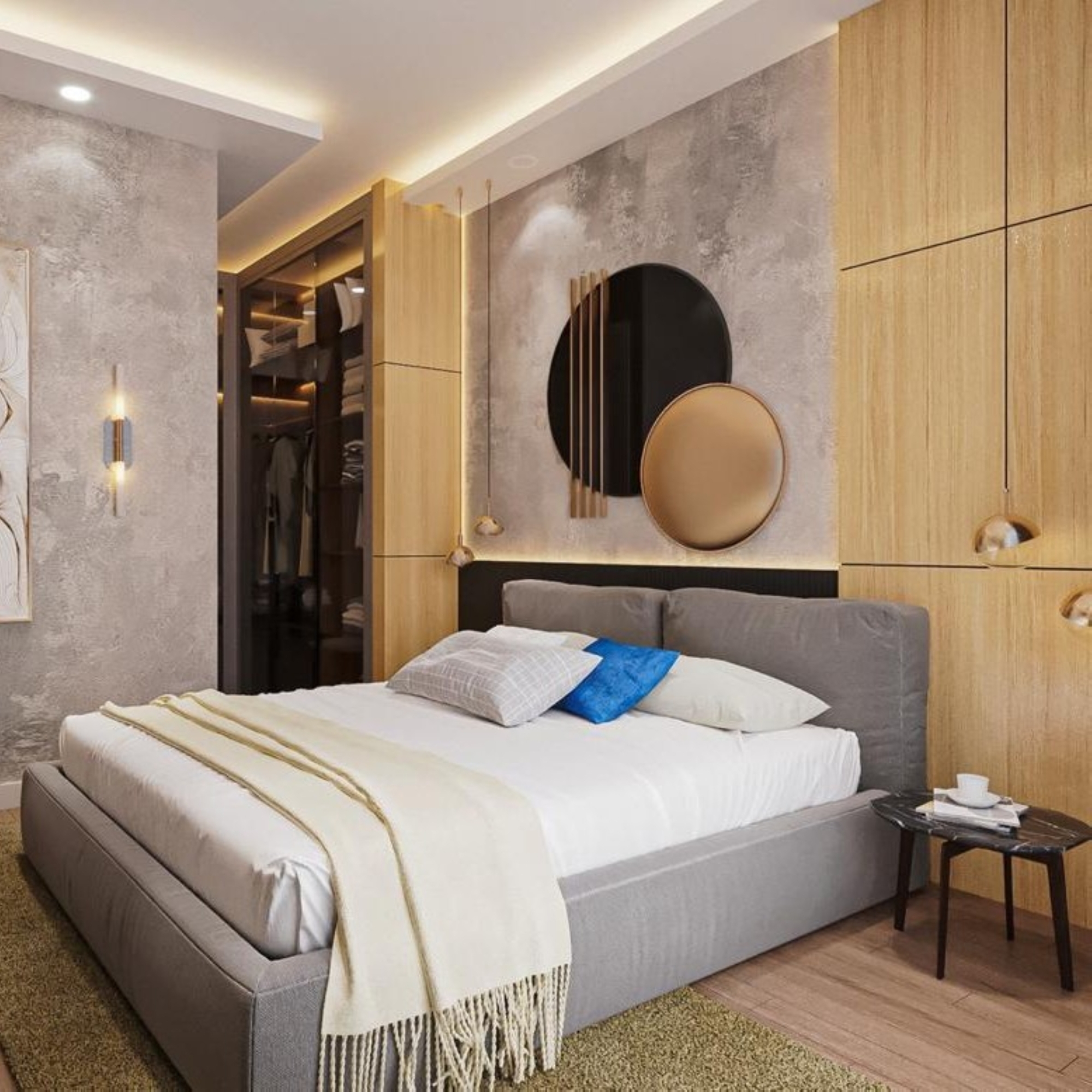 Luxuriöses 2+1 Apartment mit Meerblick, Burg- und Bergblick in Mersin - Tömük