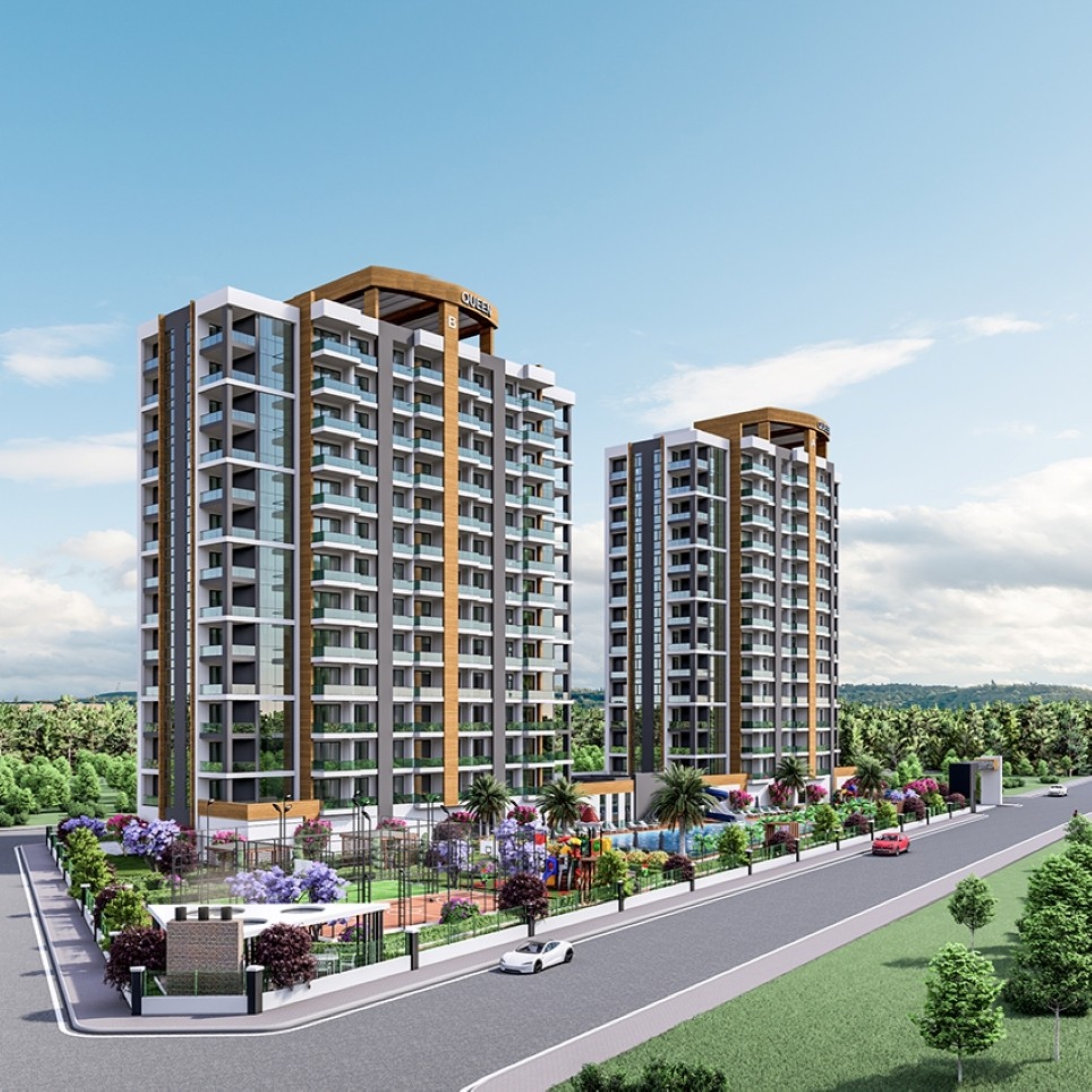 Peaceful retreat in modern design new project in Mersin
