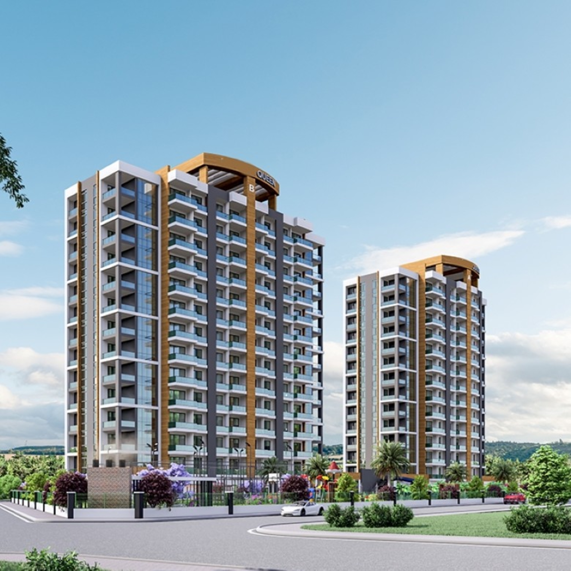 Peaceful retreat in modern design new project in Mersin