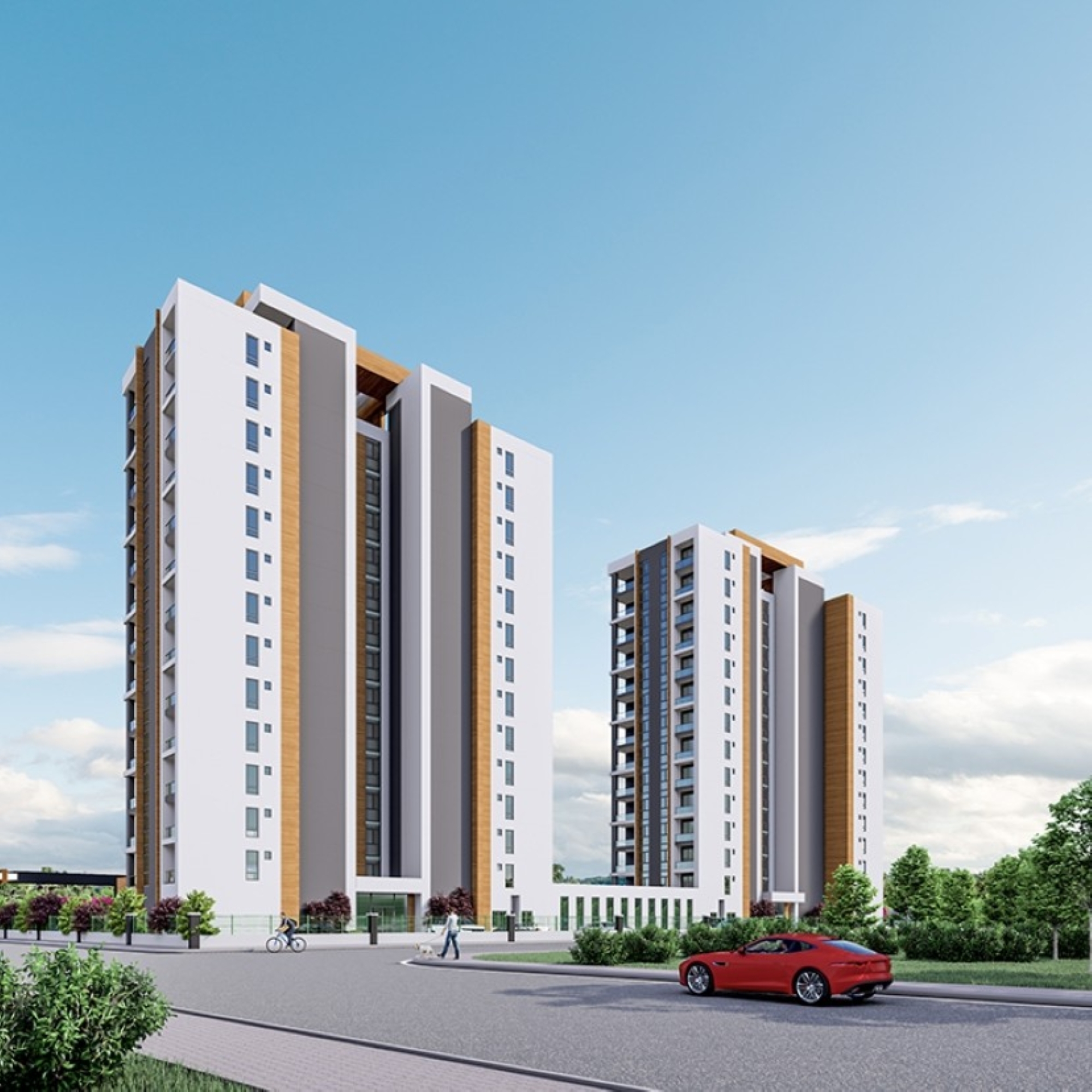 Peaceful retreat in modern design new project in Mersin