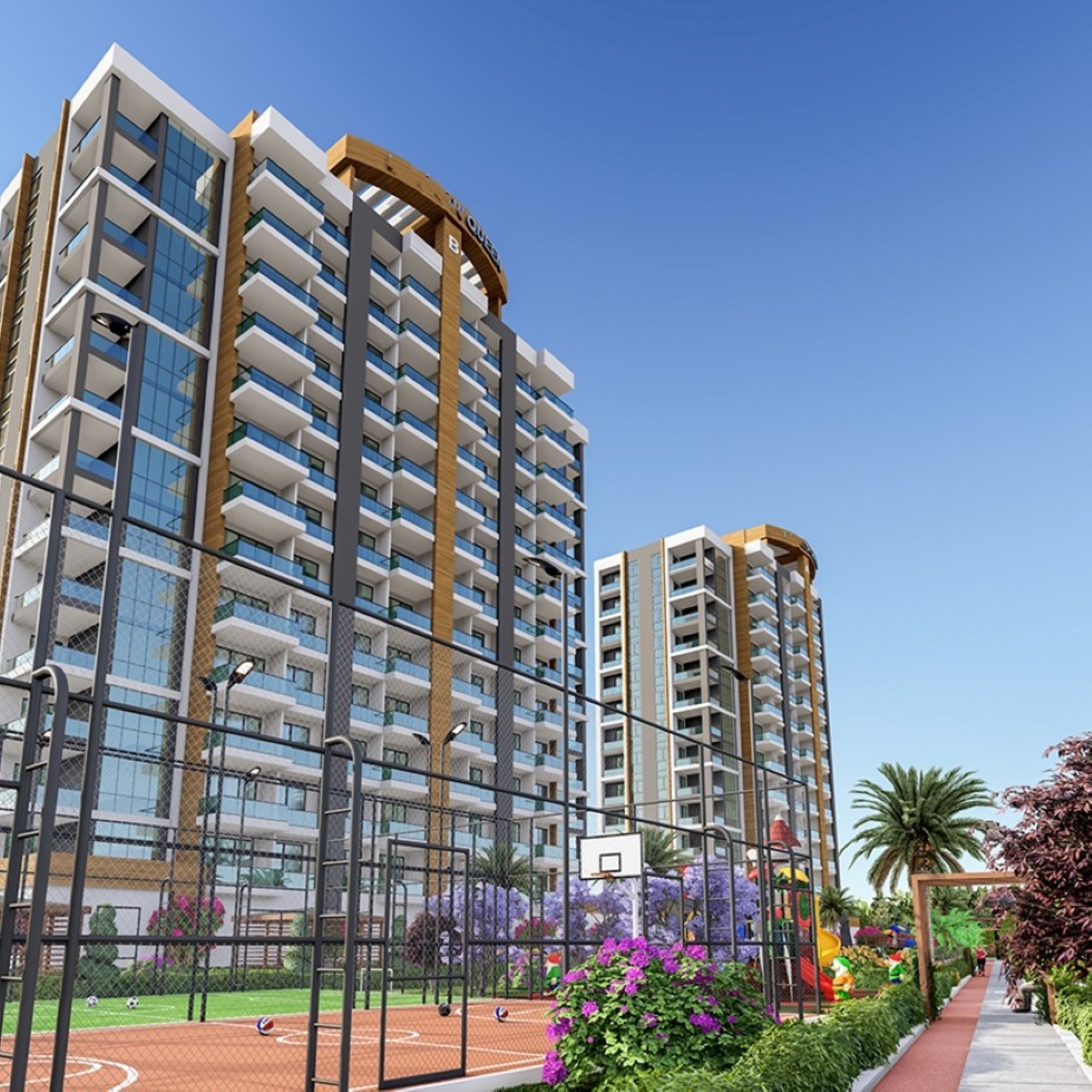Peaceful retreat in modern design new project in Mersin