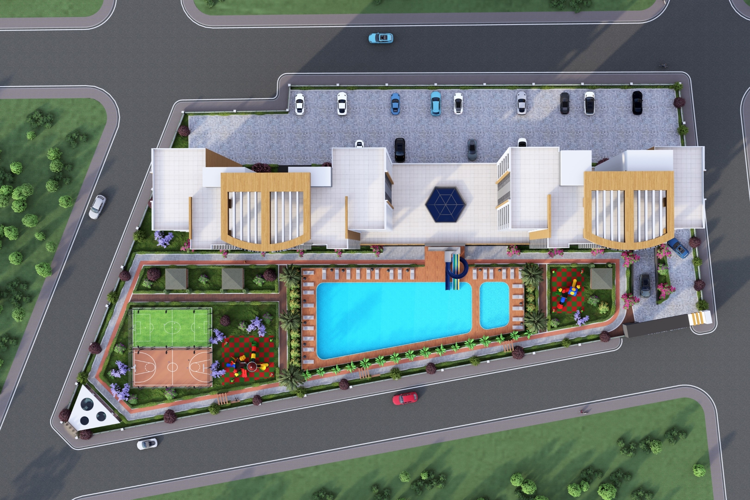 Peaceful retreat in modern design new project in Mersin