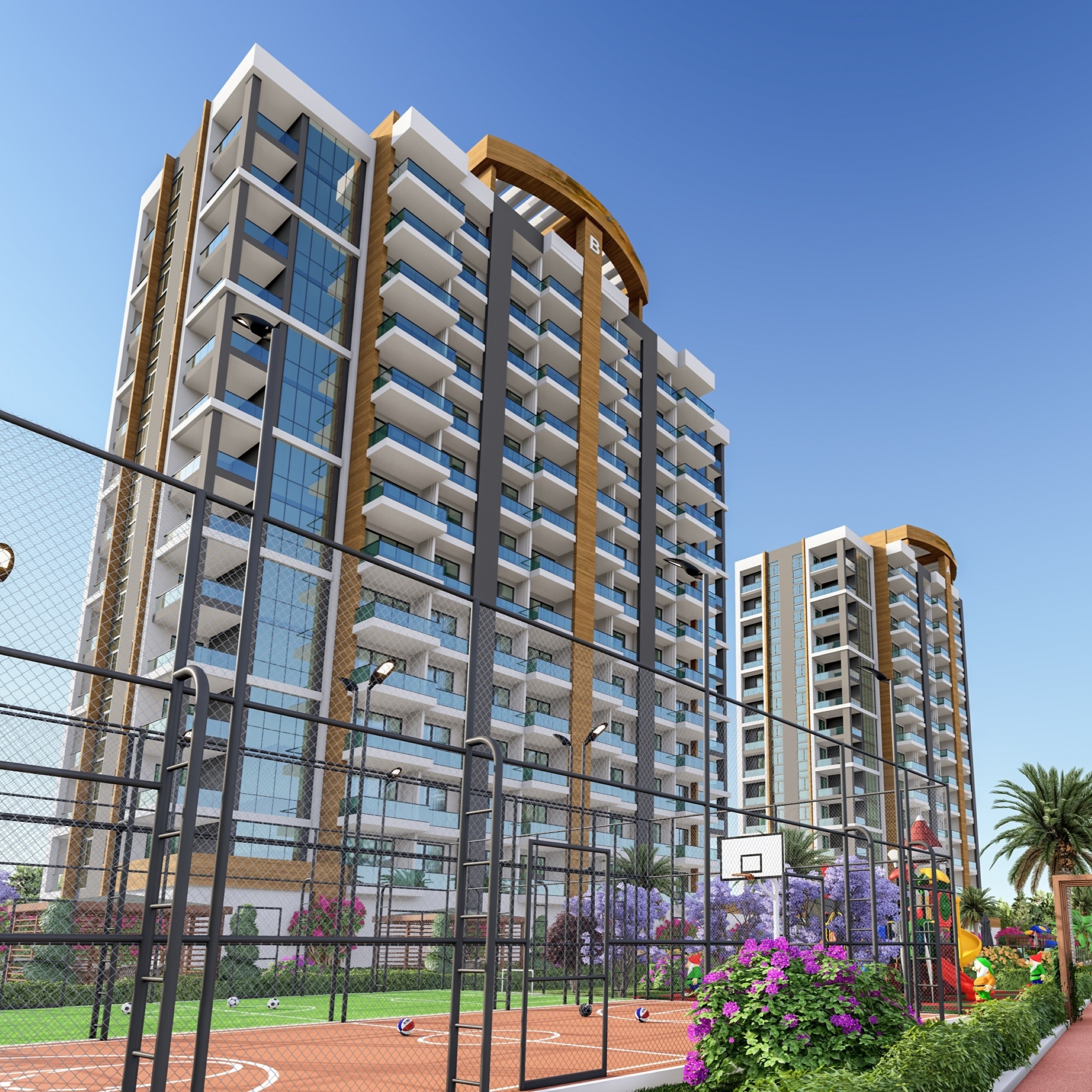 Peaceful retreat in modern design new project in Mersin