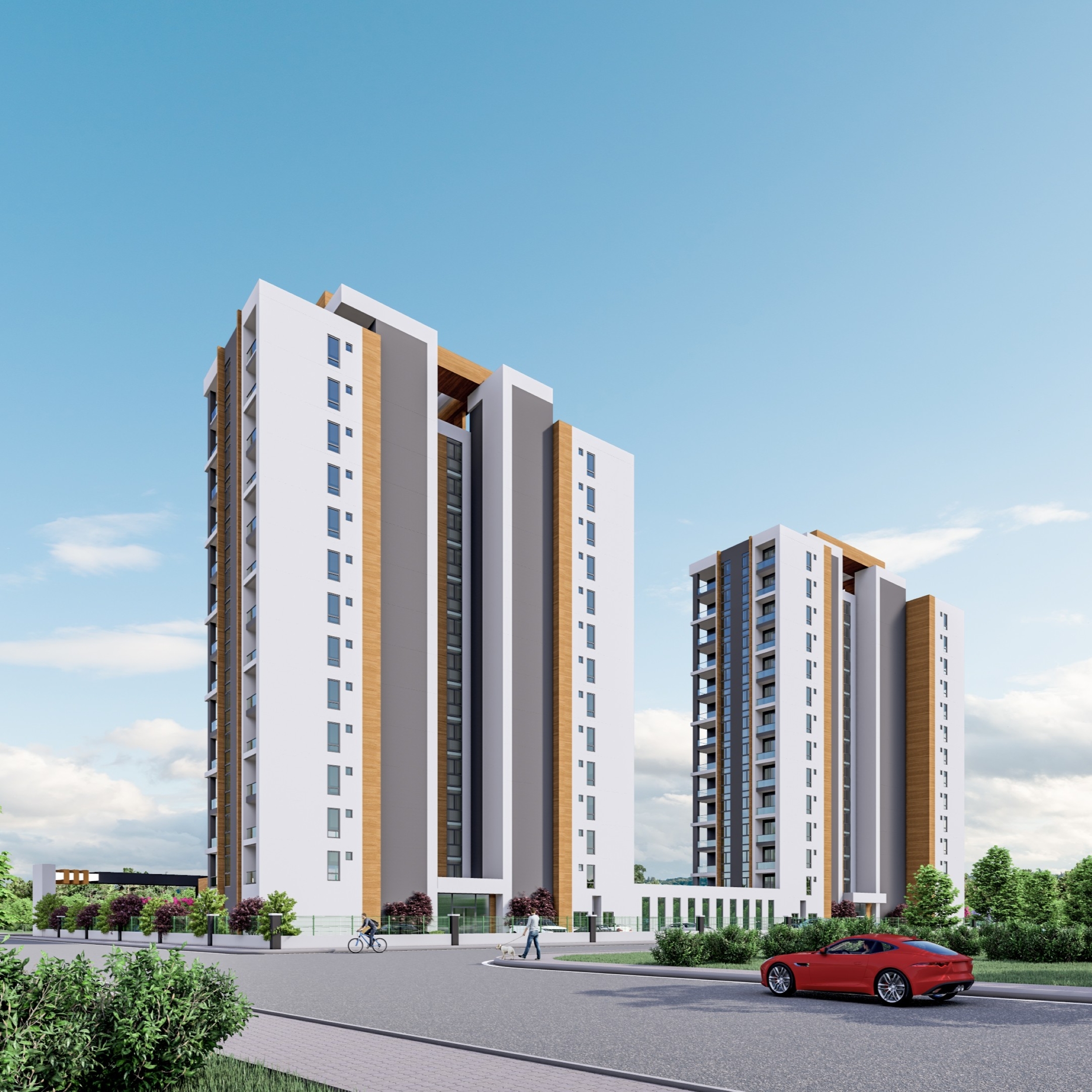 Peaceful retreat in modern design new project in Mersin