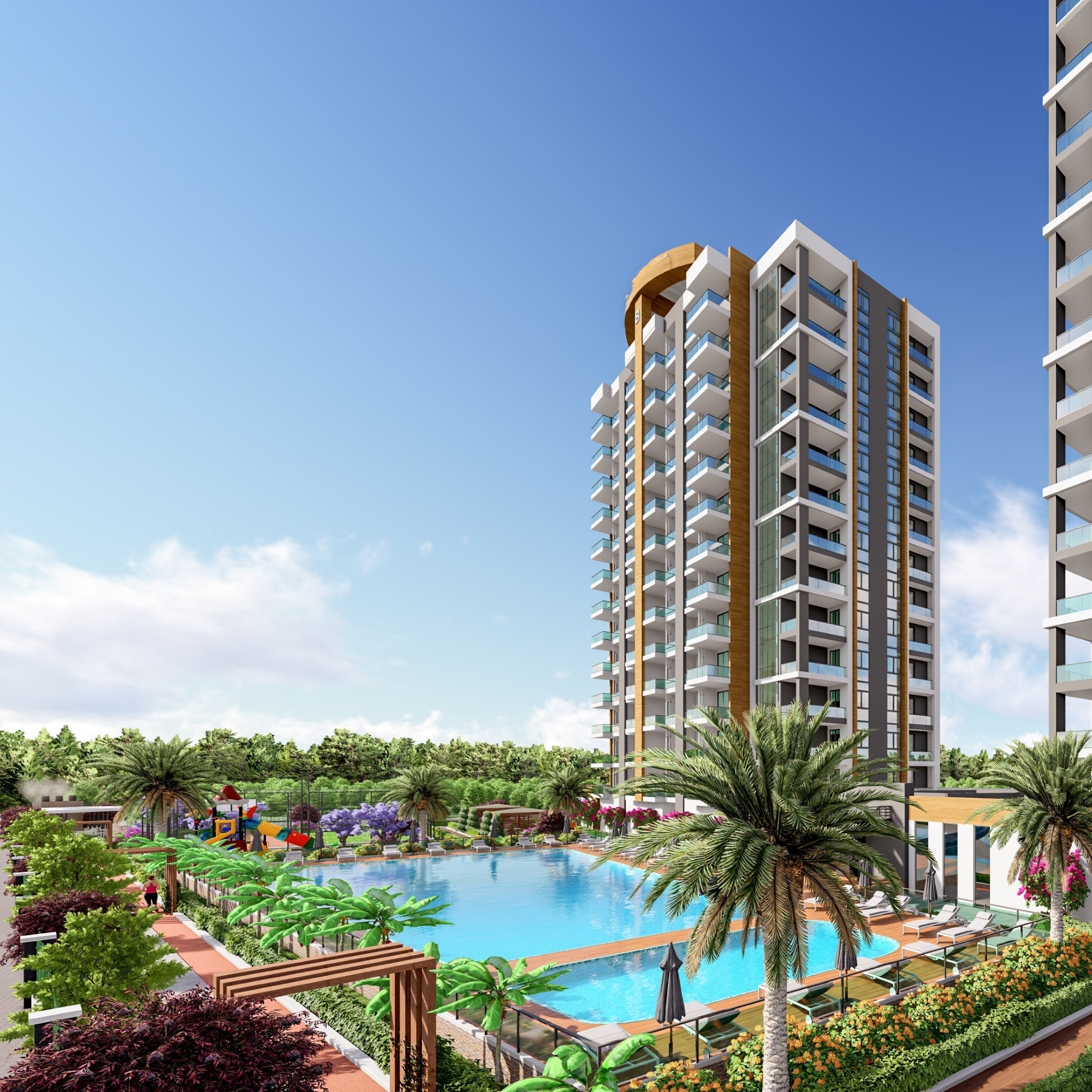 Peaceful retreat in modern design new project in Mersin