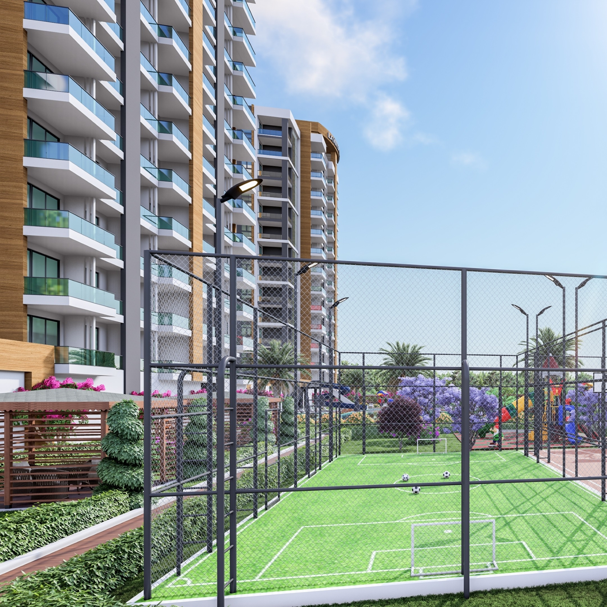 Peaceful retreat in modern design new project in Mersin