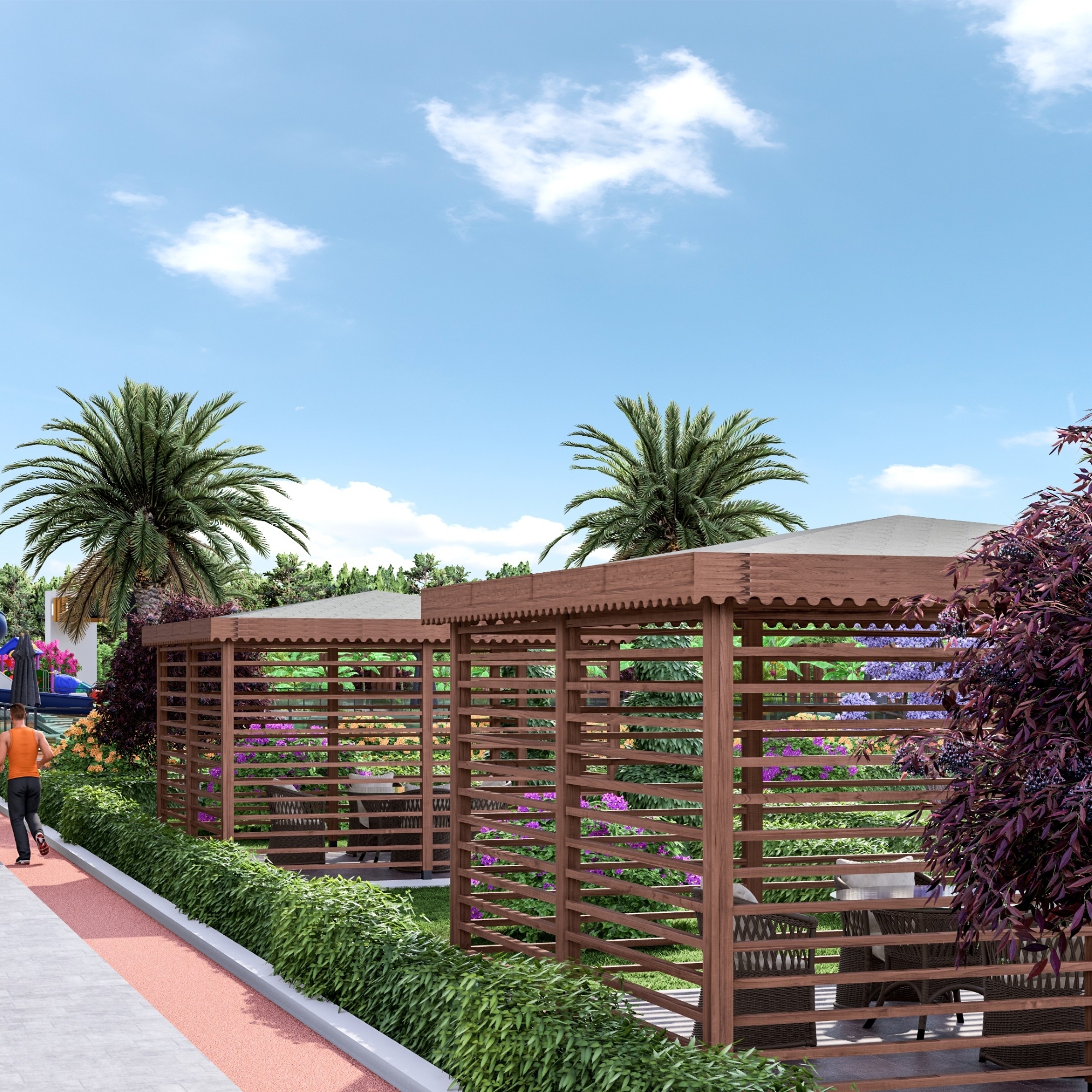 Peaceful retreat in modern design new project in Mersin