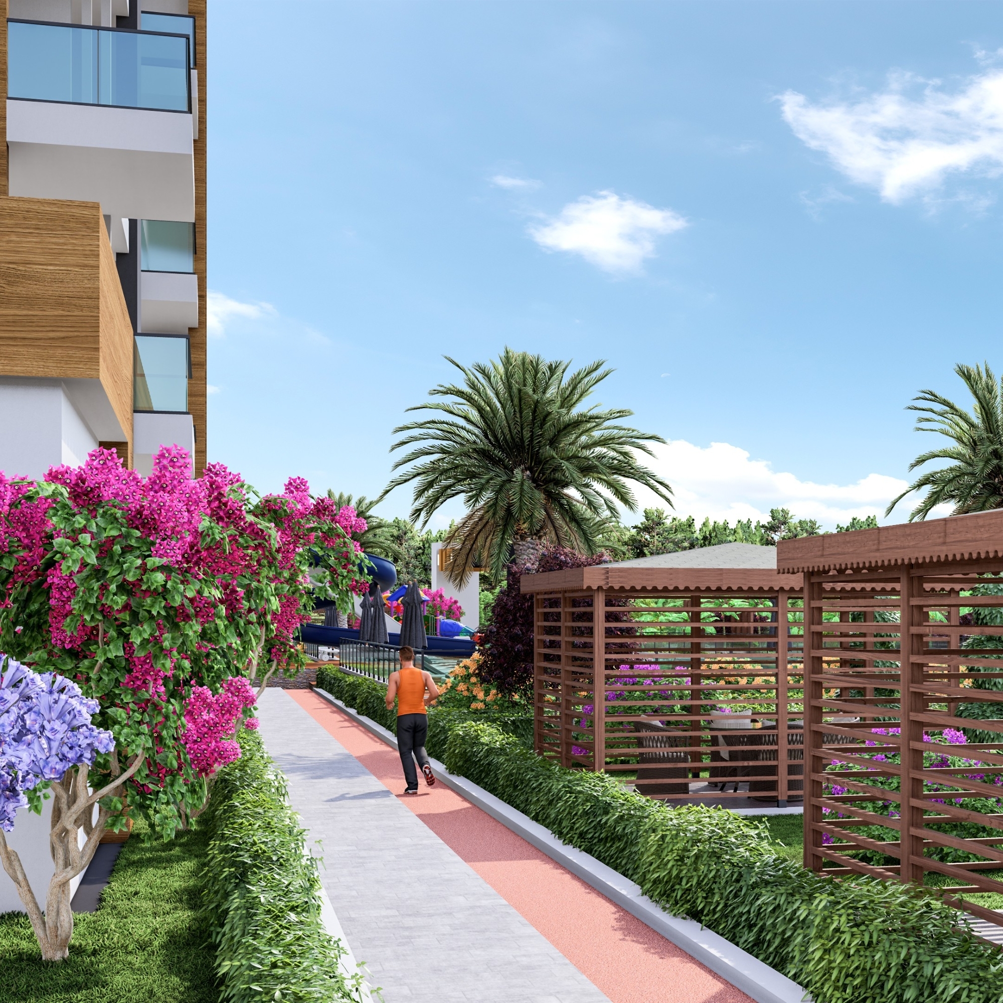 Peaceful retreat in modern design new project in Mersin