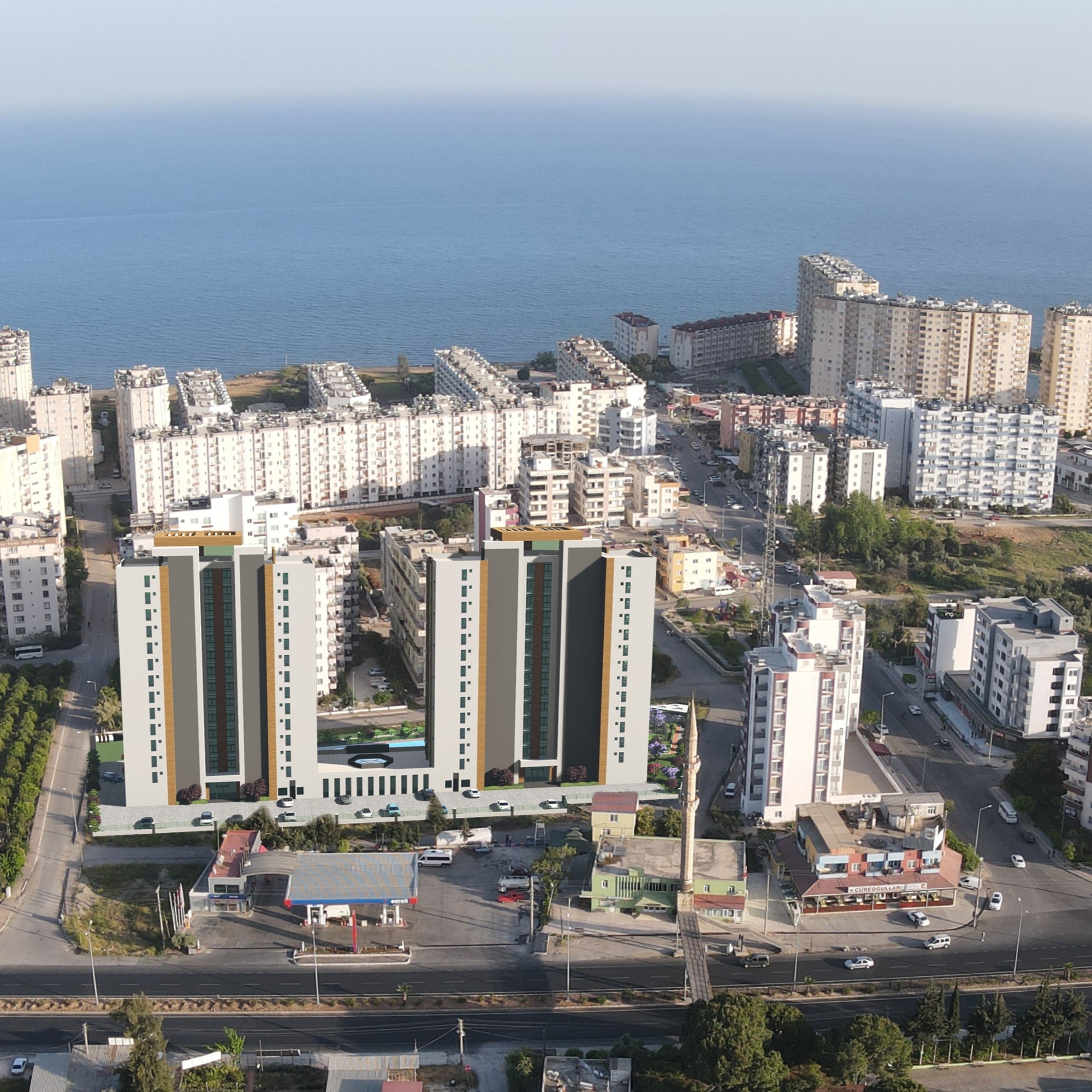 Peaceful retreat in modern design new project in Mersin