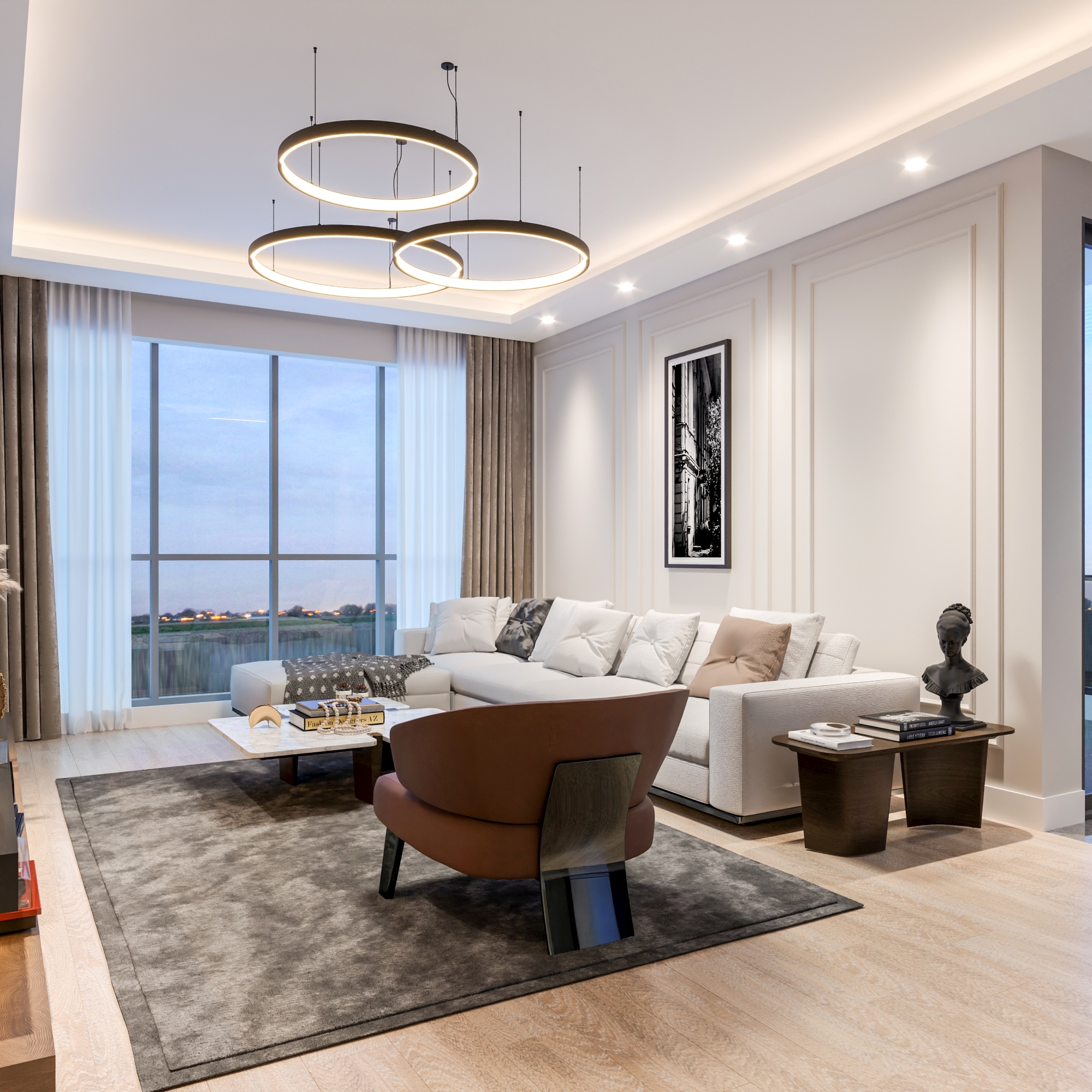 Peaceful retreat in modern design new project in Mersin