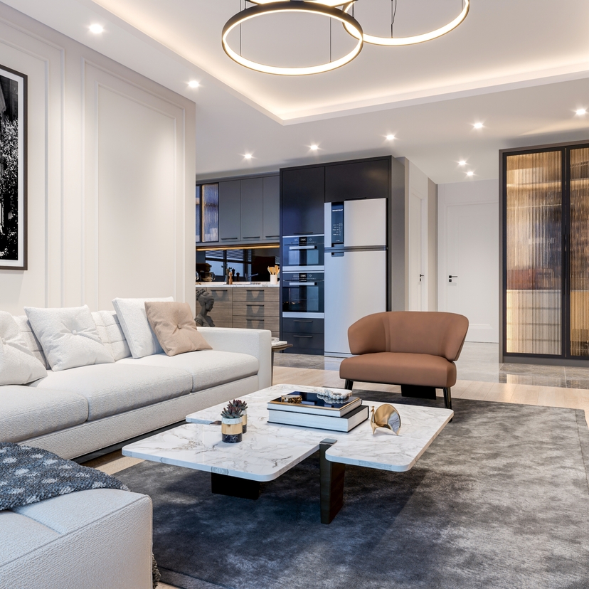 Peaceful retreat in modern design new project in Mersin