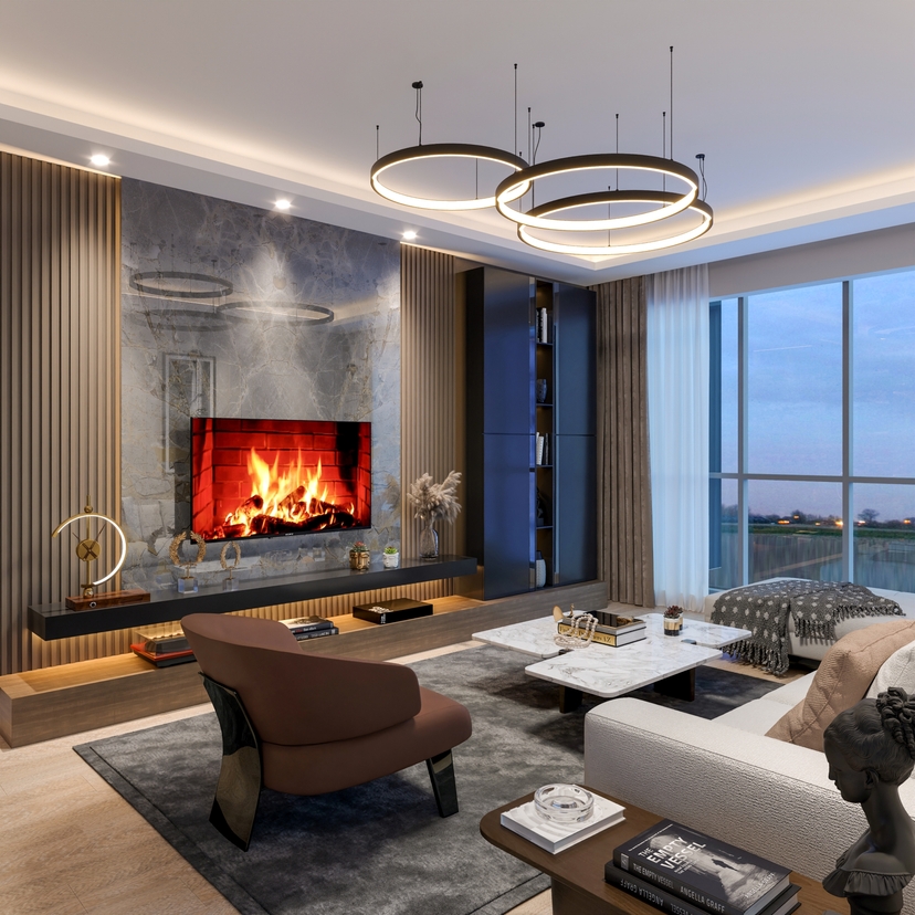 Peaceful retreat in modern design new project in Mersin