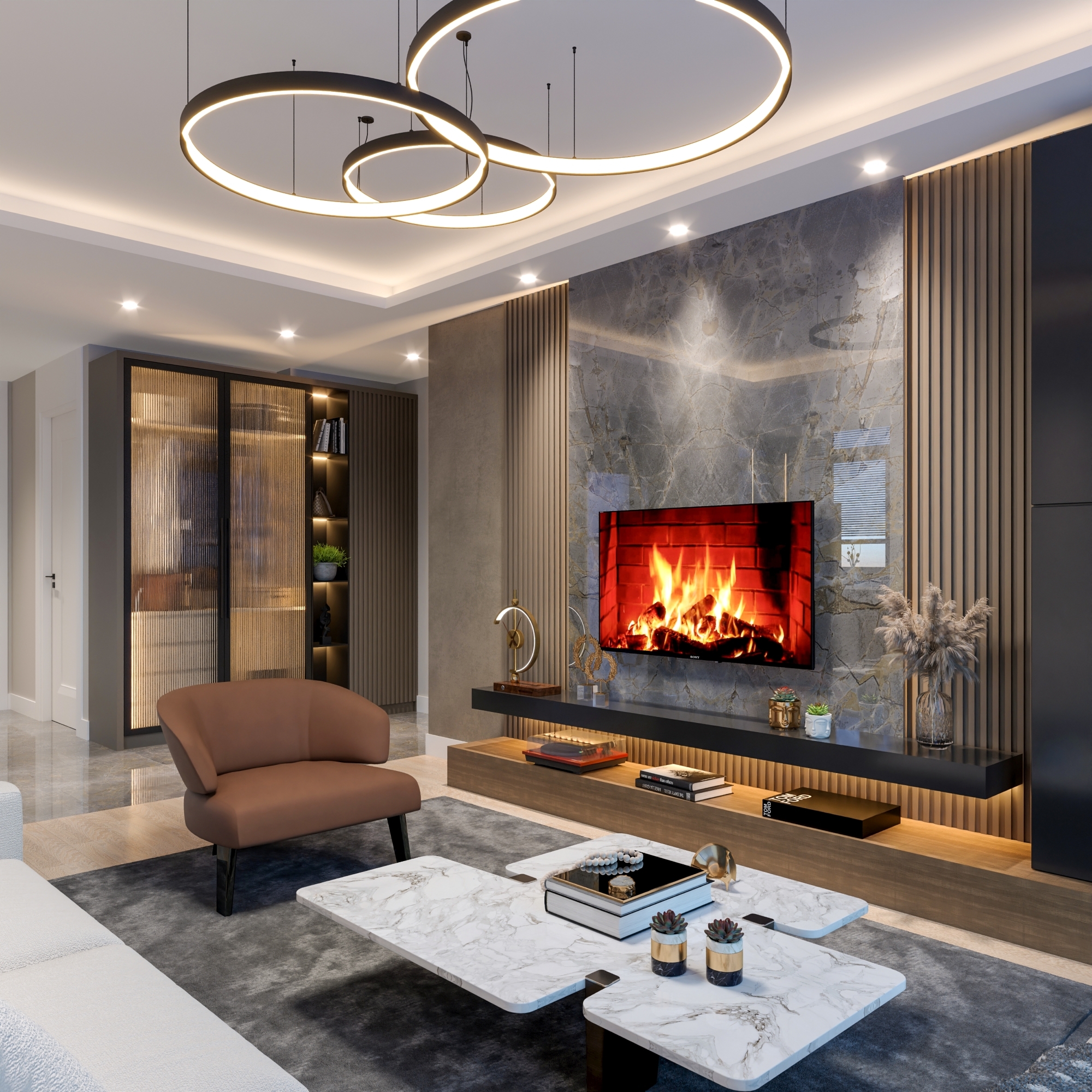 Peaceful retreat in modern design new project in Mersin